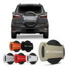 Capa de Estepe Ecosport 2009 A 2021 Grafia Cromada Alto Relevo Cores Originais