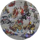 Capa de Estepe impermeável Pneu aro 15 e 16 Exclusiva para Ecosport Crossfox Corrida Maluca CN1169 Capa de Estepe impermeável Pneu aro 15 e 16 Exclusiva para Ecosport Crossfox Corrida Maluca CN1169