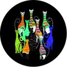 Capa de Estepe para Ecosport Crossfox Felinos Gatos - CN1196