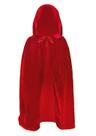 Capa de fantasia Clobeau Kids Halloween Natal vermelha 110 cm