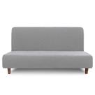 Capa de futon fácil de usar 100% impermeável para futon cinza claro