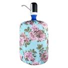 Capa de Galão de Água Invertida 20 Litros Floral Azul