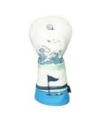 Capa de golfe Birdskie Premium Leather para motorista (Ocean)