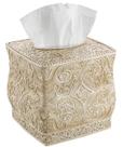 Capa de lenços Creative Scents Victoria Beige Square Capa de lenços Creative Scents Victoria Beige Square