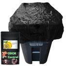 Capa de lixo Trash Smell Buster para lixeira de 240 litros com aroma de limão Capa de lixo Trash Smell Buster para lixeira de 240 litros com aroma de limão