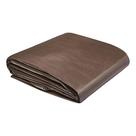 Capa de lona Amazon Basics 20x20 pés impermeável marrom/prata
