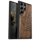 Capa de Madeira Carveit para Samsung Galaxy S25 Ultra
