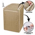 Capa De Máquina De Lavar Roupa Impermeável De 13kg A 16kg bege Capa De Máquina De Lavar Roupa Impermeável De 13kg A 16kg bege