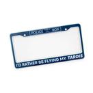 Capa de matrícula Doctor Who I Pather Be Flying