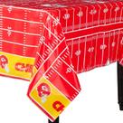 Capa de mesa Amscan Kansas City Chiefs All Over Print 54x96 Capa de mesa Amscan Kansas City Chiefs All Over Print 54x96