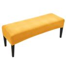 Capa de mesa de jantar FORCHEER Velvet Lavável Dourada 112-150cm