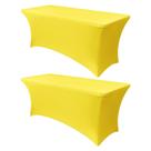 Capa de mesa: elastano elástico obstal para mesa dobrável de 6 pés