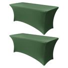 Capa de mesa Obstal Stretch Spandex 180x75x75cm Verde enegrecido