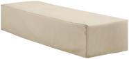 Capa de mobiliário Crosley Waterproof Outdoor Chaise Lounge Tan