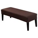 Capa de mobiliário SearchI Stretch Bench Cover Jacquard Brown 107x36x12 cm