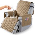 Capa de mobiliário TAOCOCO Waterproof Recliner 56cm Camel