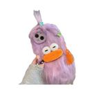 Capa De Pelúcia Quente E Fofa De Monstro Para Meninas, Para iPhone 17 pro Max 16 15 14 13 12 11,