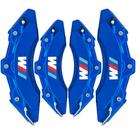 Capa de Pinça de Freio BMW Azul kit c/ 4 unid + cola