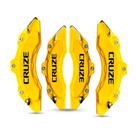 Capa de pinça de freio Cruze Amarelo kit c/ 4 unid
