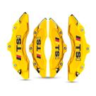 Capa de pinça de freio TSI amarelo kit c/ 4 unid