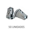 Capa De Porca 24mm Style Cromada - Plástico 50 Unidades Capa De Porca 24mm Style Cromada - Plástico 50 Unidades
