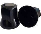Capa de porca 32/33 mm black para roda de caminhão