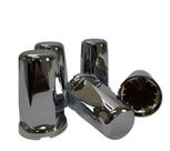 Capa De Porca Belga Cromada P/ Caminhão Conjugada 32/33mm -kit 40 Unidades