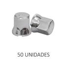 Capa De Porca Real 32 Mm Cromada 50 Unidades