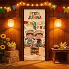 Capa De Porta Festa Junina Arraia