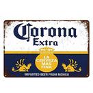 Capa de pôster, decoração de parede, placa de metal, cerveja extra, Corona, 20x30cm