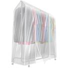 Capa de prateleira de roupas Sorbus Transparent Rack de roupas de 6 pés Capa de prateleira de roupas Sorbus Transparent Rack de roupas de 6 pés