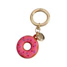 Capa de proteção AirTag HSYHERE Donut Shape rosa de silicone