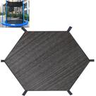 Capa de proteção solar para trampolim XATAMIO 10 ft, 6 postes