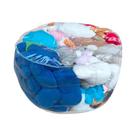 Capa De Puff Infantil Transparente Para Armazenamento De Brinquedos De Pelúcia, 50/150/180L, Assento