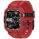 Capa de relógio + Band AmBand para Apple Watch 45 mm/44 mm - vermelha