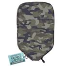 Capa de remo Pickleball Palms-O-Aces, tamanho alongado, camuflagem militar