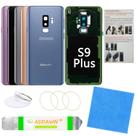 Capa de reposição de vidro traseiro para Samsung Galaxy S9+ Coral Blue