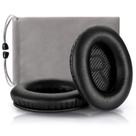 Capa de reposição para fones de ouvido, para fones de ouvido Bose Quietcomfort QC15 QC25 QC35 35 ii (preta)