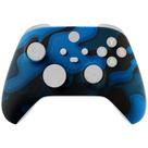 Capa de reposição para o controlador Xbox Series X e S ExtremeRate Blue Black Camouflage