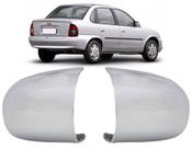 Capa de retrovisor cromado corsa classic 97 a 2010 par