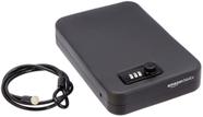 Capa de segurança Lock Box Safe Amazon Basics Portable XL preta