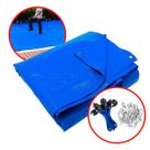 Capa de Segurança Para Piscina Lona PVC 500 micras 3,5x2,5 metros + Kit Instalação