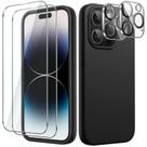 Capa de silicone + 2 protetores de tela + 2 câmeras iPhone 14 Pro Max