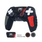 Capa De Silicone Antiderrapante Para Controle PS5 Com Adesivo Para Polegar E Acessórios