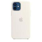 Capa de silicone Apple iPhone 12/12 Pro branca