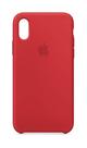 Capa de silicone Apple para iPhone Xs, produto VERMELHO