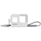 Capa De Silicone + Cordão Para Gopro Hero 8 - Branco