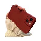 Capa De Silicone Fosca Macia Para iPhone 16 15 14 13 12 11 pro Max XR X XS 8 7 plus Com Protetor De