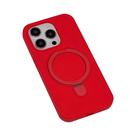 Capa De Silicone Líquido Macio Para iPhone 16 15 14 13 12 pro Max Com Suporte Magsafe E Apoio