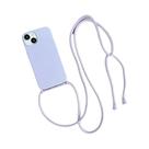 Capa De Silicone Líquido Para iPhone Com Cordão Transversal E Alça, Capa Macia Para 16 11 12 Mini 17
